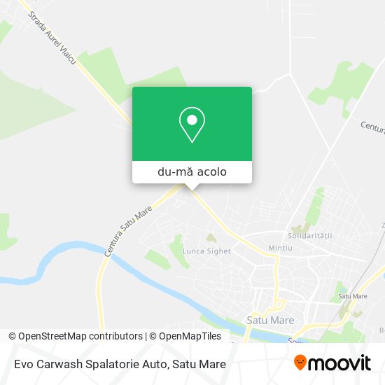 Hartă Evo Carwash Spalatorie Auto