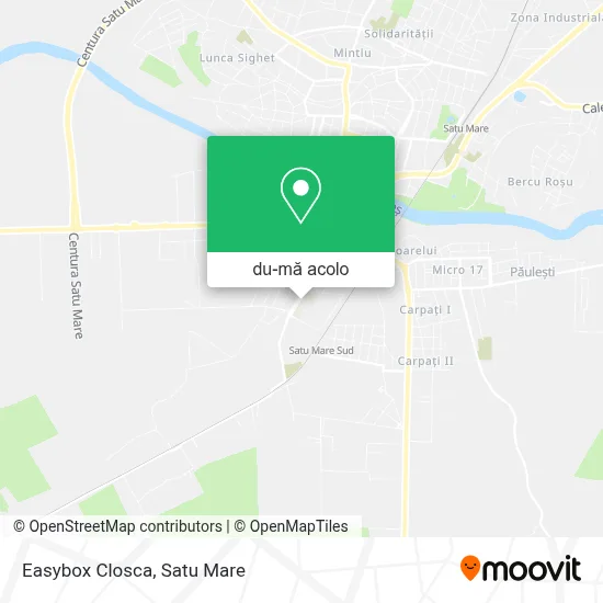 Hartă Easybox Closca