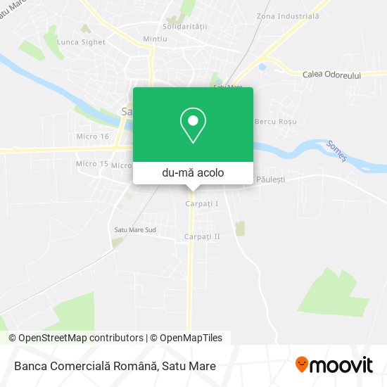 Hartă Banca Comercială Română