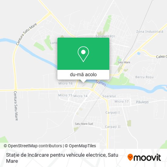 Hartă Stație de încărcare pentru vehicule electrice