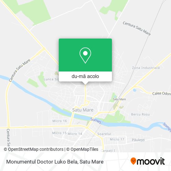 Hartă Monumentul Doctor Luko Bela