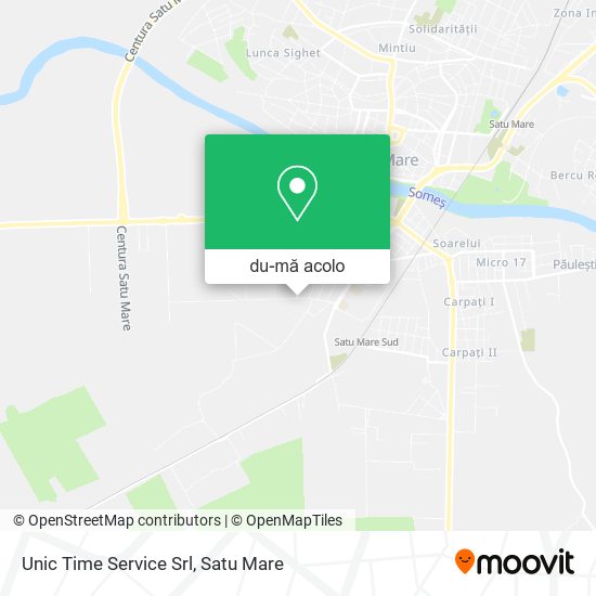 Hartă Unic Time Service Srl