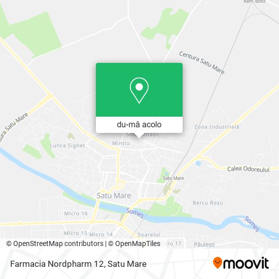 Hartă Farmacia Nordpharm 12