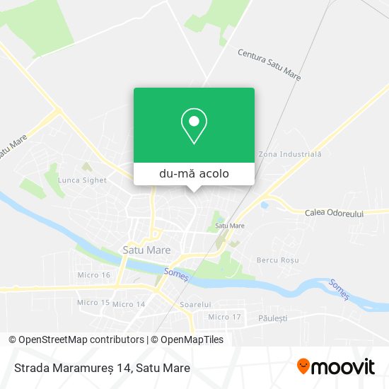 Hartă Strada Maramureş 14