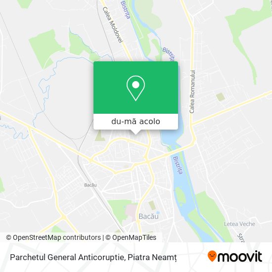 Hartă Parchetul General Anticoruptie