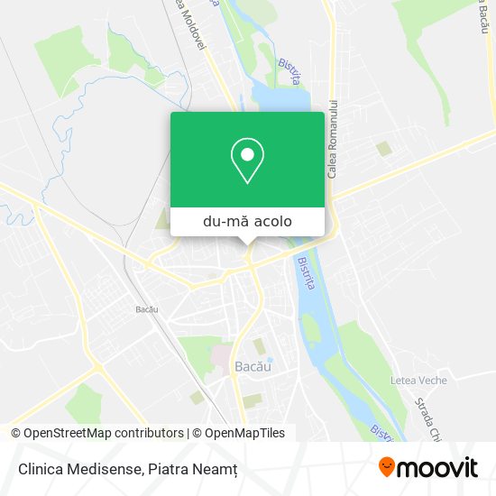 Hartă Clinica Medisense
