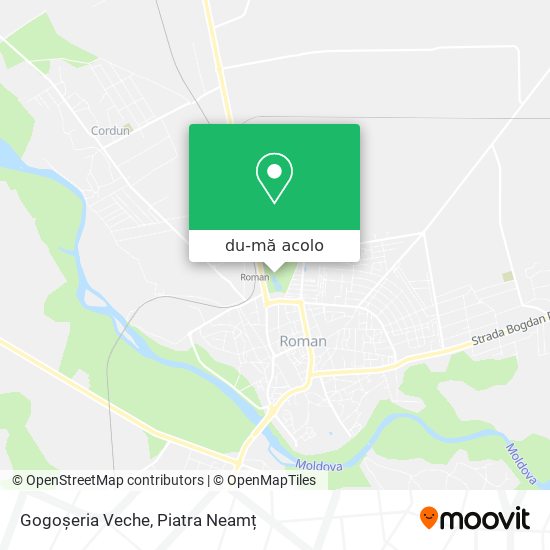 Hartă Gogoșeria Veche