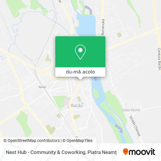 Hartă Nest Hub - Community & Coworking