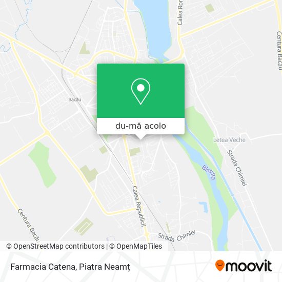 Hartă Farmacia Catena