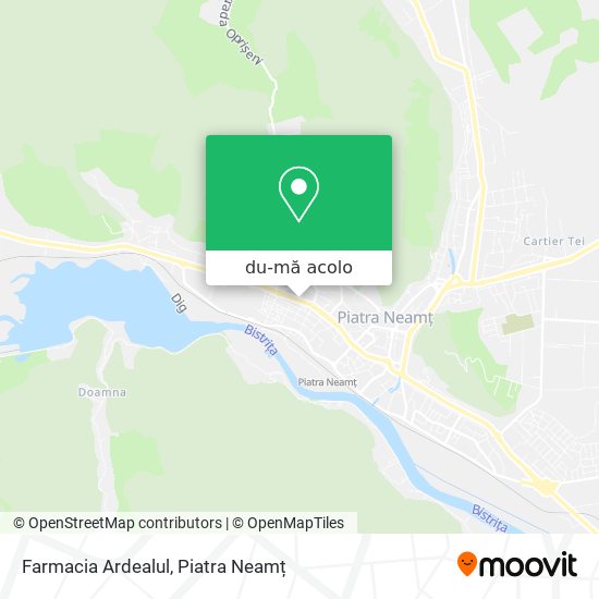 Hartă Farmacia Ardealul
