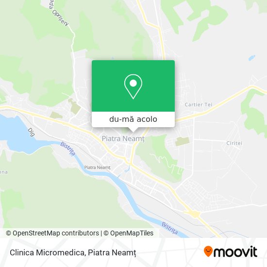 Hartă Clinica Micromedica