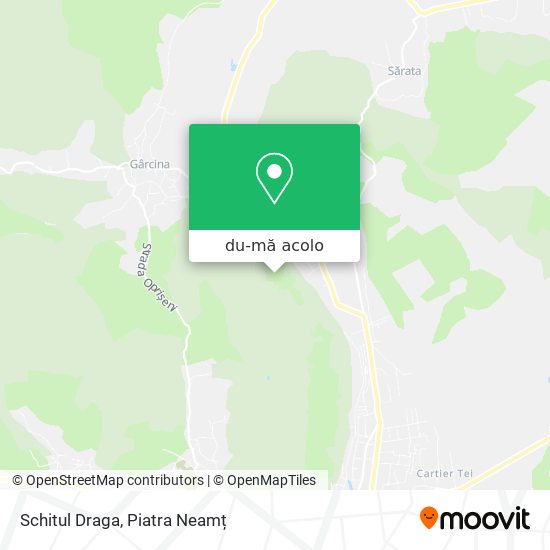 Hartă Schitul Draga