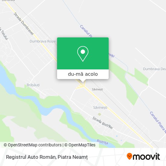 Hartă Registrul Auto Român
