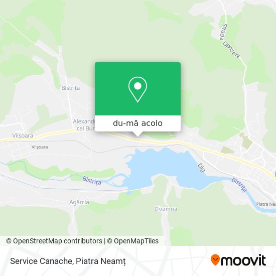 Hartă Service Canache