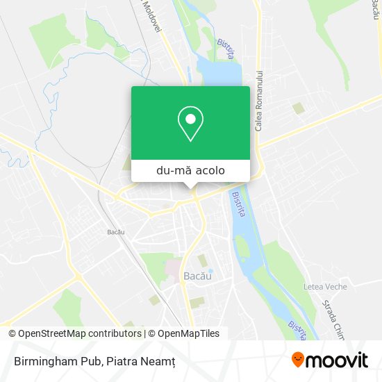 Hartă Birmingham Pub