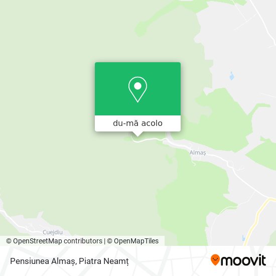 Hartă Pensiunea Almaș