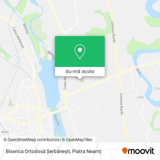 Hartă Biserica Ortodoxă Șerbănești