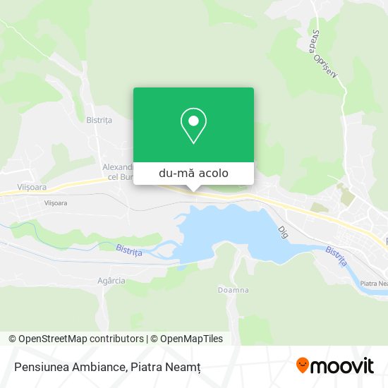 Hartă Pensiunea Ambiance