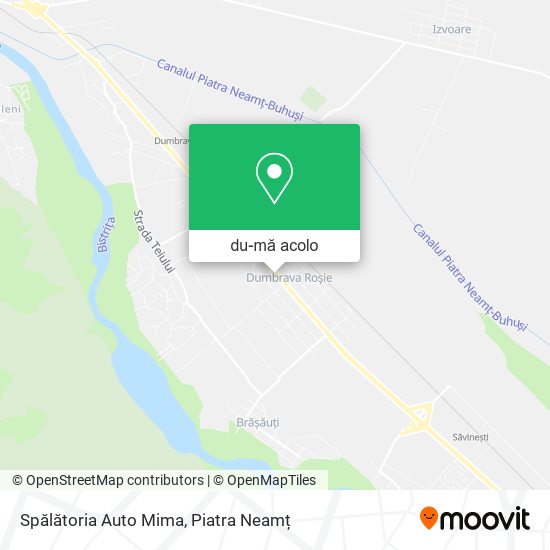 Hartă Spălătoria Auto Mima