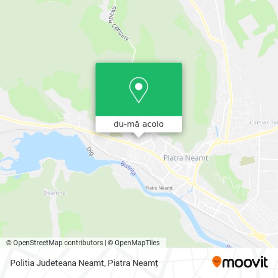 Hartă Politia Judeteana Neamt