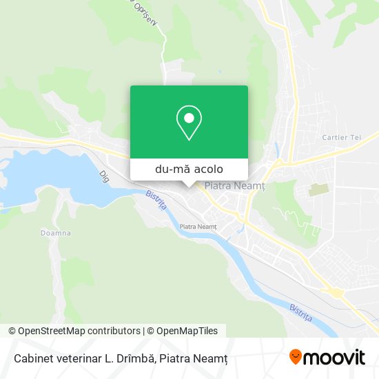 Hartă Cabinet veterinar L. Drîmbă