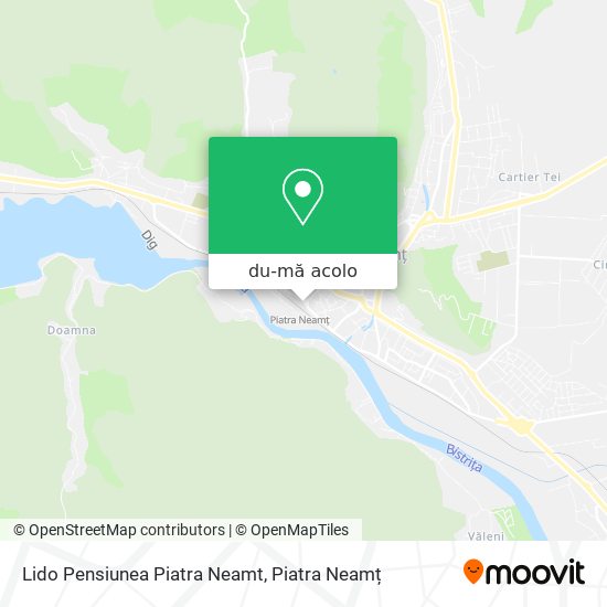 Hartă Lido Pensiunea Piatra Neamt