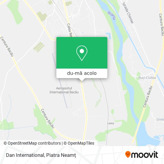 Hartă Dan International