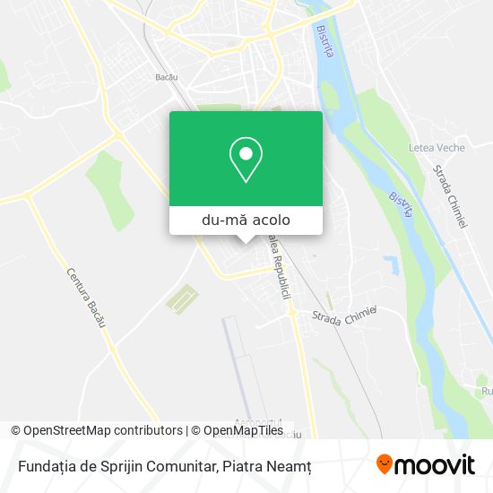 Hartă Fundația de Sprijin Comunitar