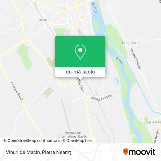 Hartă Vinuri de Macin