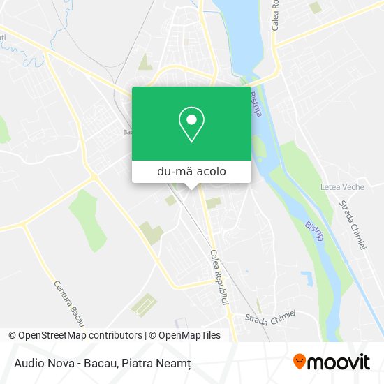 Hartă Audio Nova - Bacau
