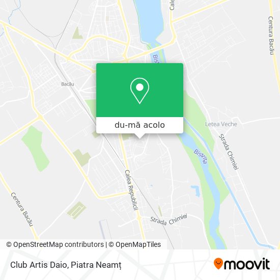 Hartă Club Artis Daio
