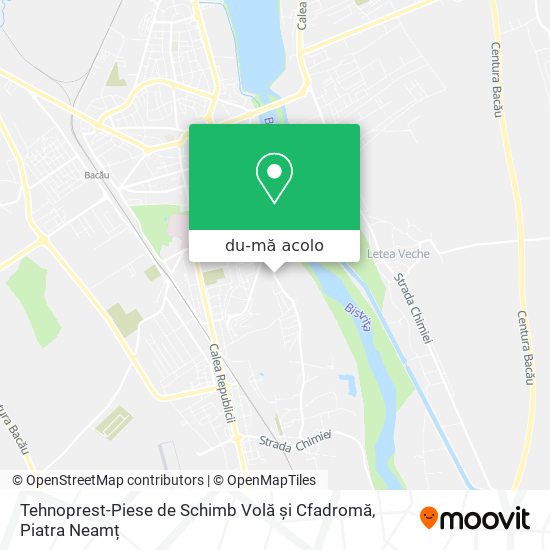 Hartă Tehnoprest-Piese de Schimb Volă și Cfadromă