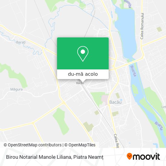 Hartă Birou Notarial Manole Liliana