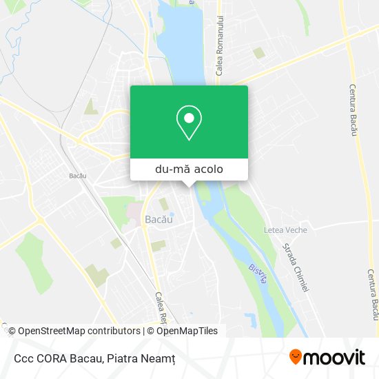 Hartă Ccc CORA Bacau