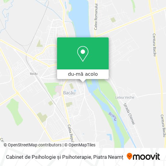 Hartă Cabinet de Psihologie și Psihoterapie