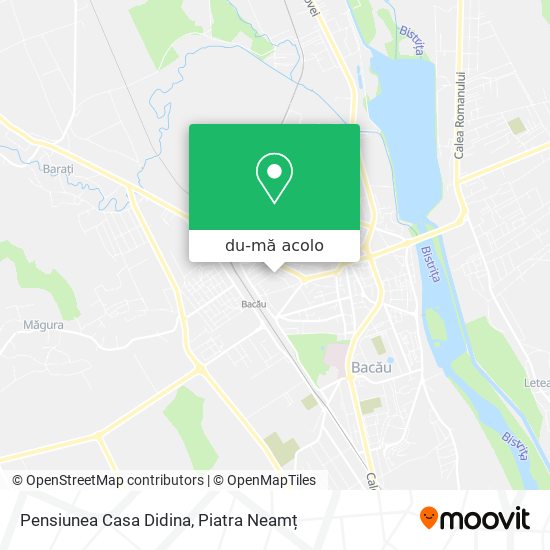 Hartă Pensiunea Casa Didina