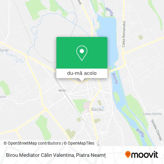 Hartă Birou Mediator Călin Valentina
