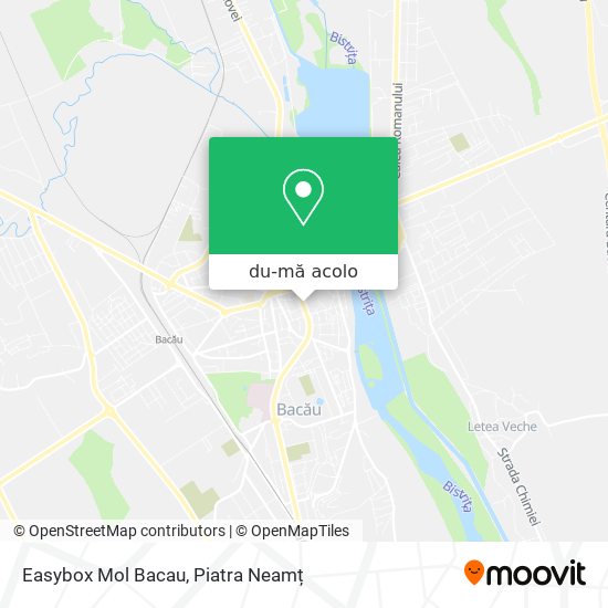 Hartă Easybox Mol Bacau