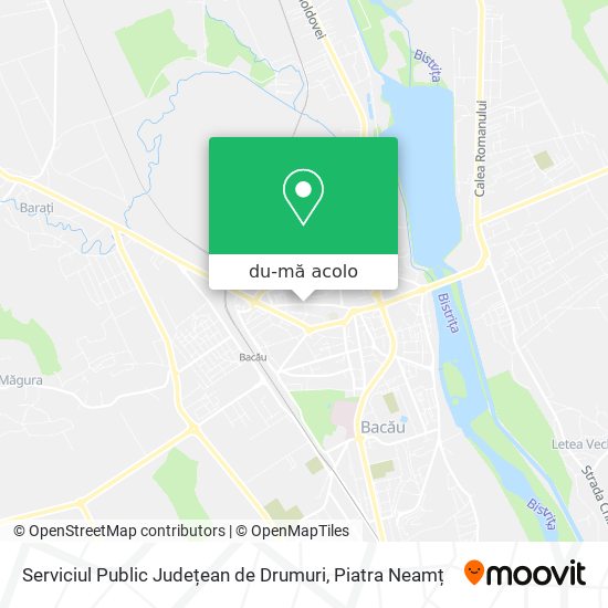 Hartă Serviciul Public Județean de Drumuri