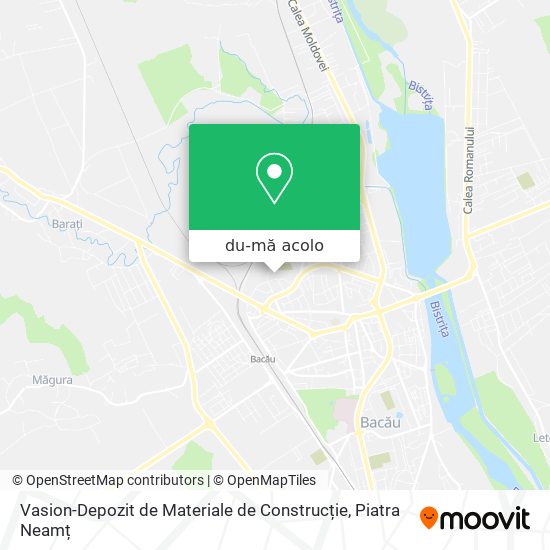 Hartă Vasion-Depozit de Materiale de Construcție