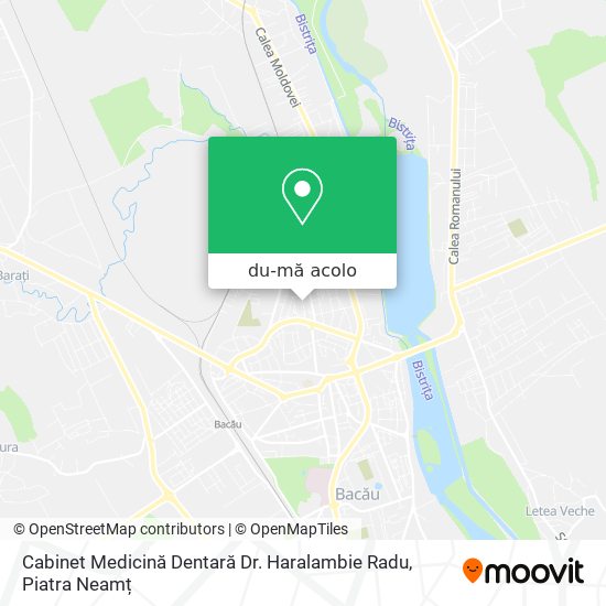 Hartă Cabinet Medicină Dentară Dr. Haralambie Radu