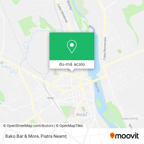 Hartă Bako Bar & More