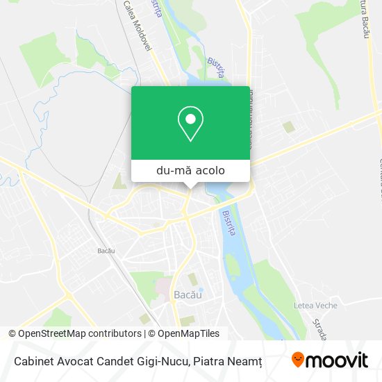 Hartă Cabinet Avocat Candet Gigi-Nucu