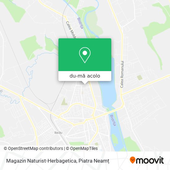 Hartă Magazin Naturist-Herbagetica