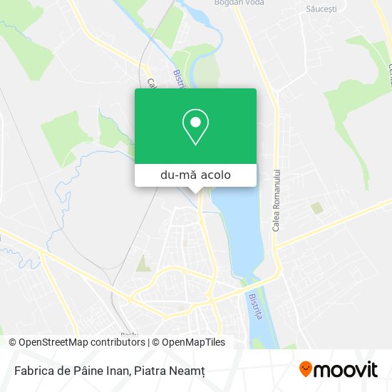 Hartă Fabrica de Pâine Inan