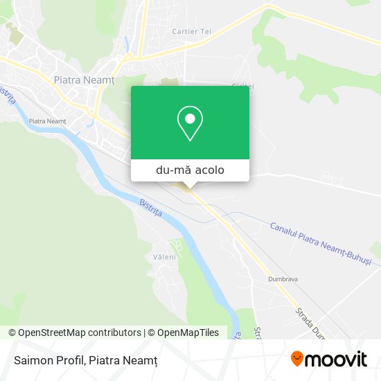 Hartă Saimon Profil