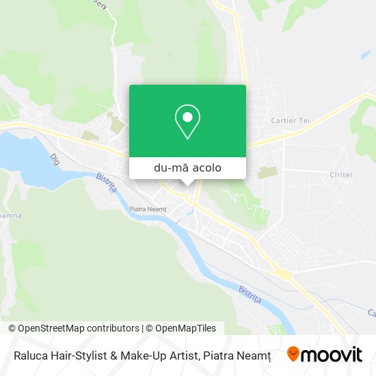 Hartă Raluca Hair-Stylist & Make-Up Artist