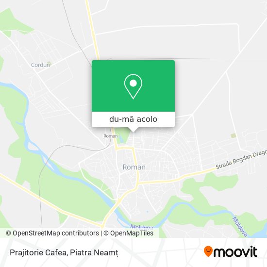 Hartă Prajitorie Cafea