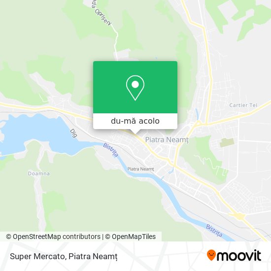 Hartă Super Mercato