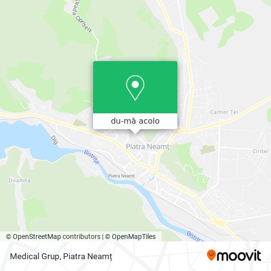 Hartă Medical Grup